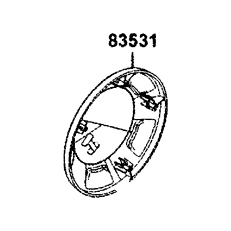 83531-AGJ5-E00-J2P LID R, BOARD — diagram cutout