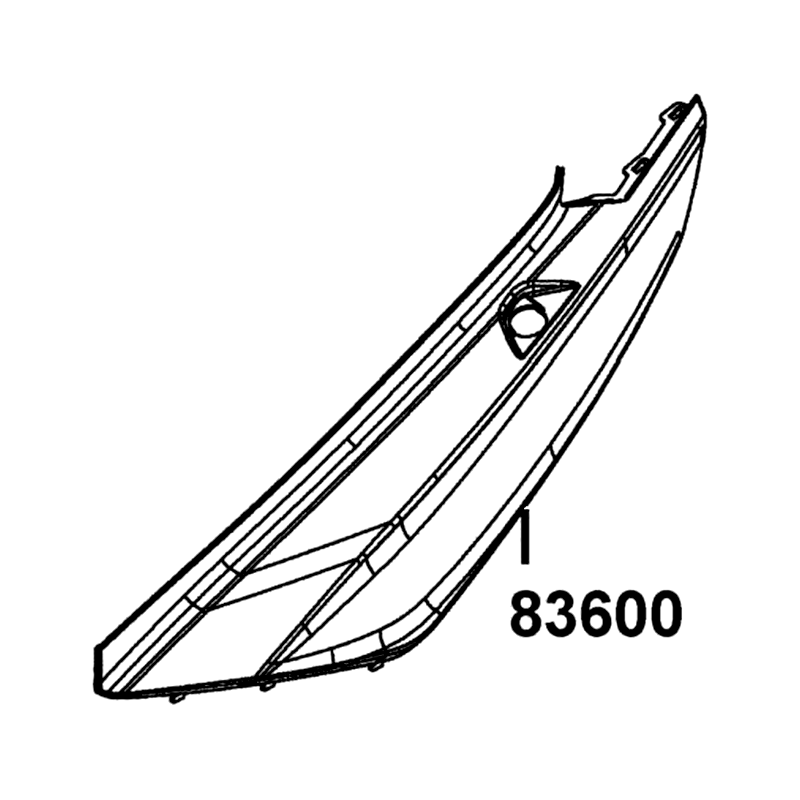 83600-ABD2-C00-66P COVER L BODY — diagram cutout