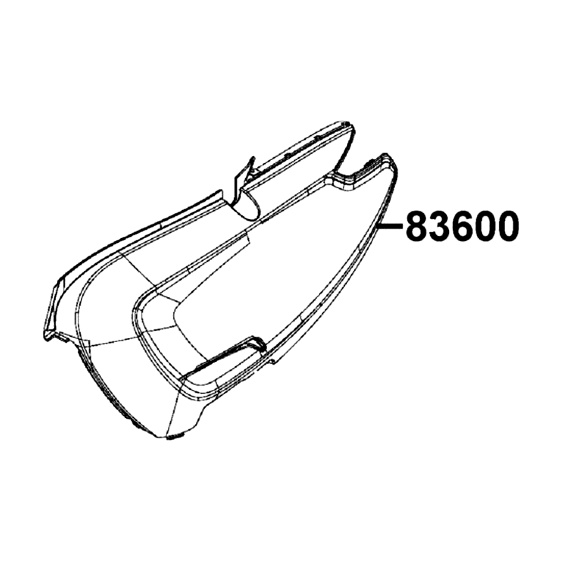 83600-AEA7-M30-21P COVER L BODY — diagram cutout