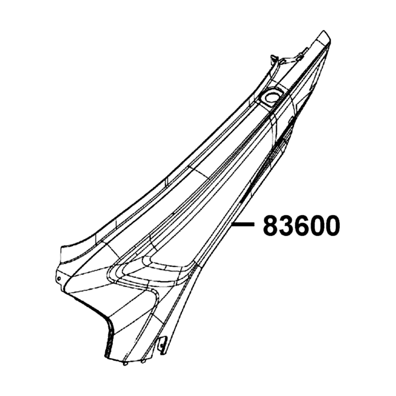 83600-AEB9-E00-35P COVER L BODY — diagram cutout