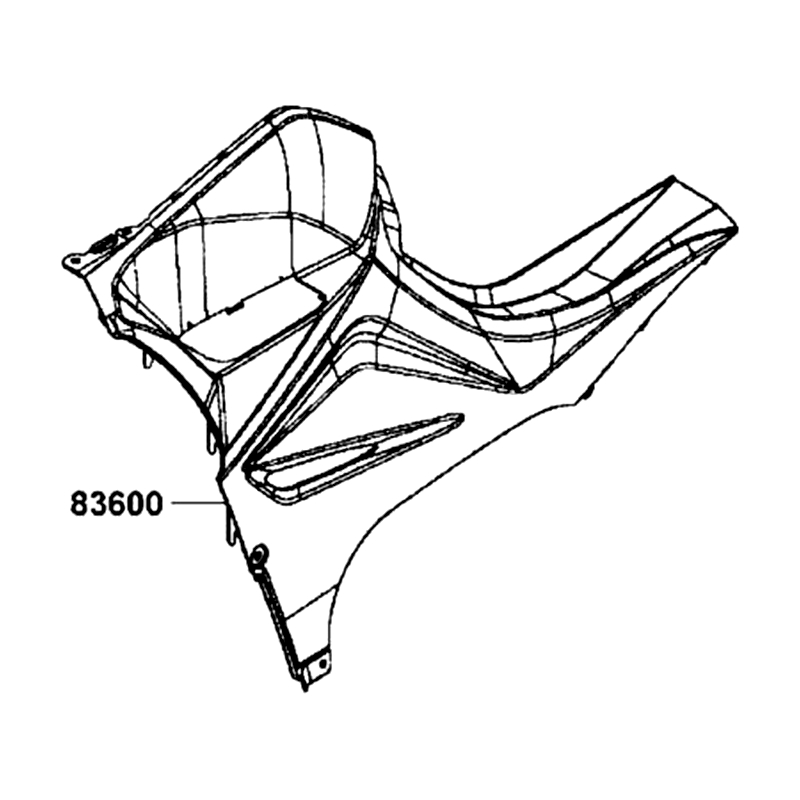 83600-AGA8-E00-C3R PANEL.LH SIDE ( BLUE ) — diagram cutout