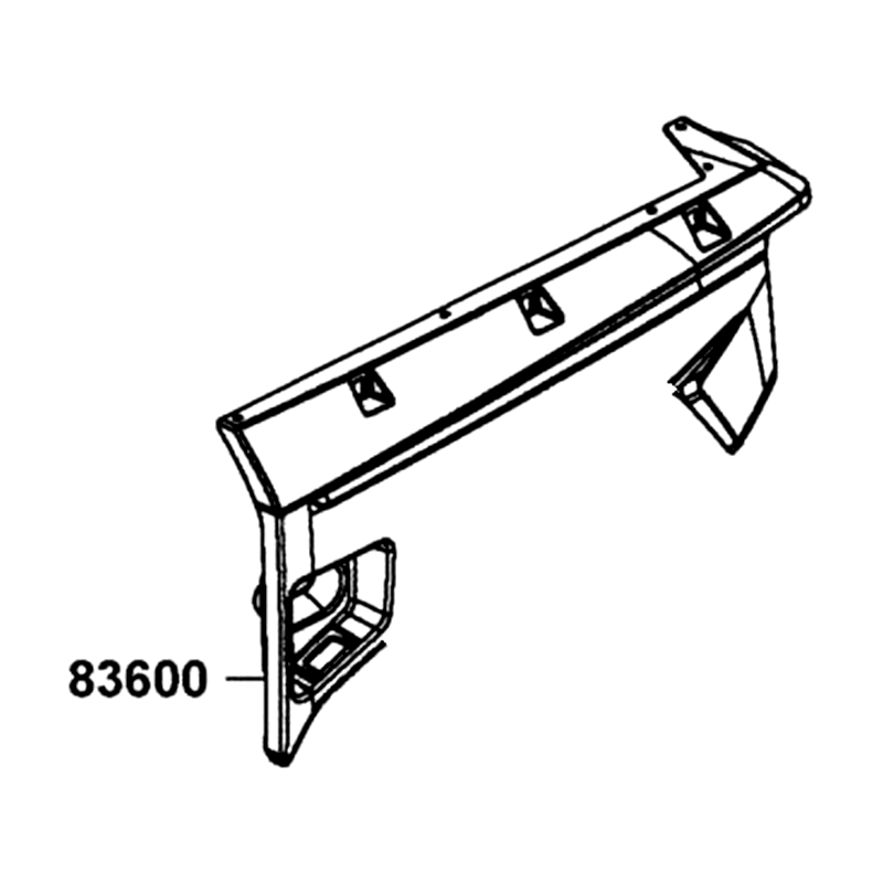 83600-ALE8-E00-C3R PANEL LH REAR FENDER — diagram cutout