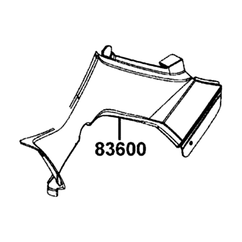 83600-LCA4-E01-N1R COVER.L SIDE (Black) — diagram cutout
