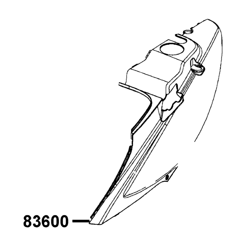 83600-LCB9-C10-UGP COVER L BODY — diagram cutout