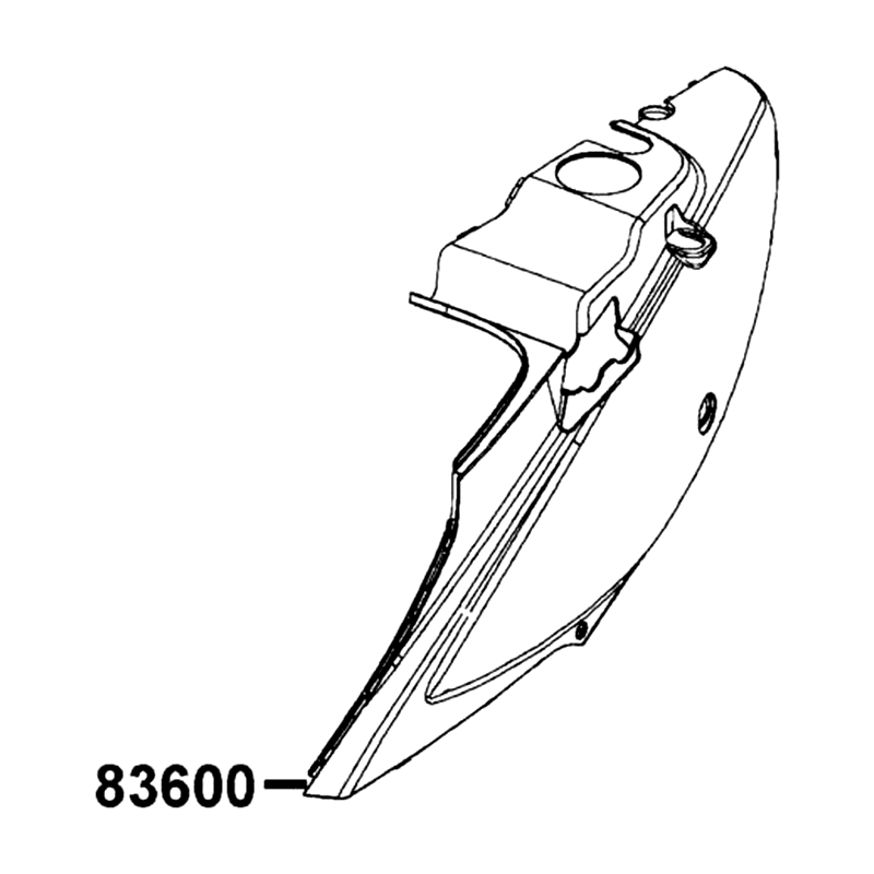 83600-LDF7-E10-66P COVER L BODY — diagram cutout