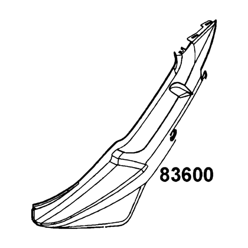 83600-LEJ2-E10-91P COVER L BODY — diagram cutout