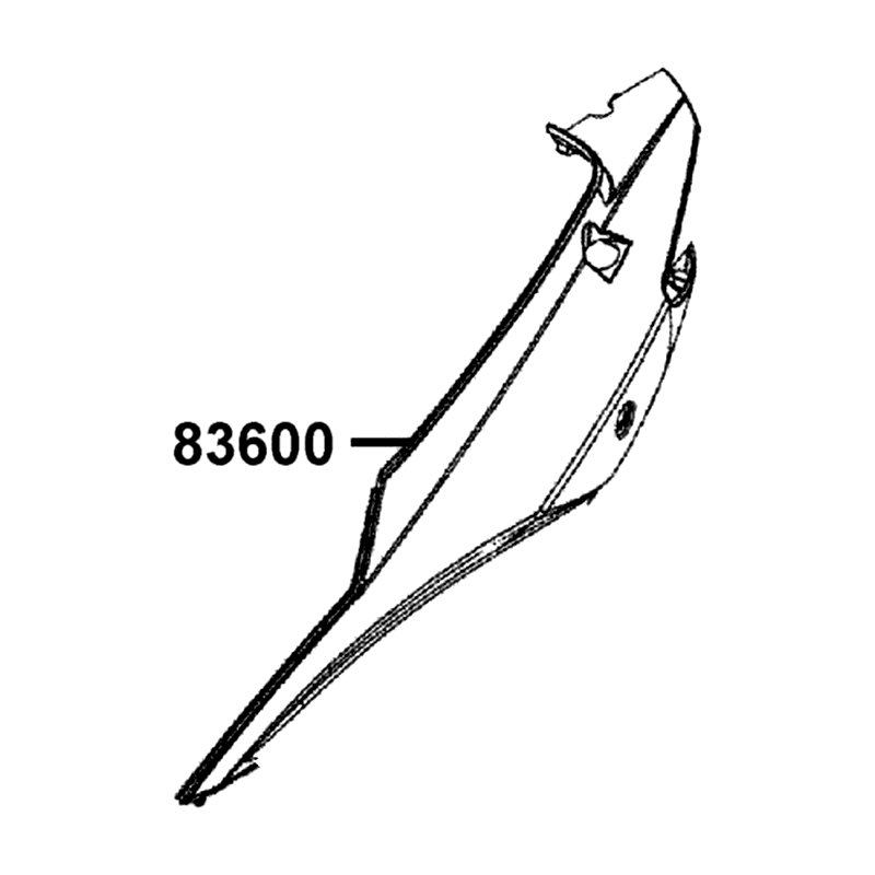 83600-LGB5-E10-41P COVER L BODY — diagram cutout