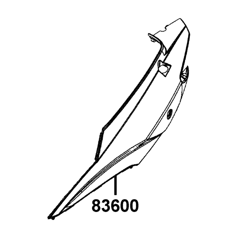 83600-LGB5-E10-R9P COVER L BODY SIDE — diagram cutout