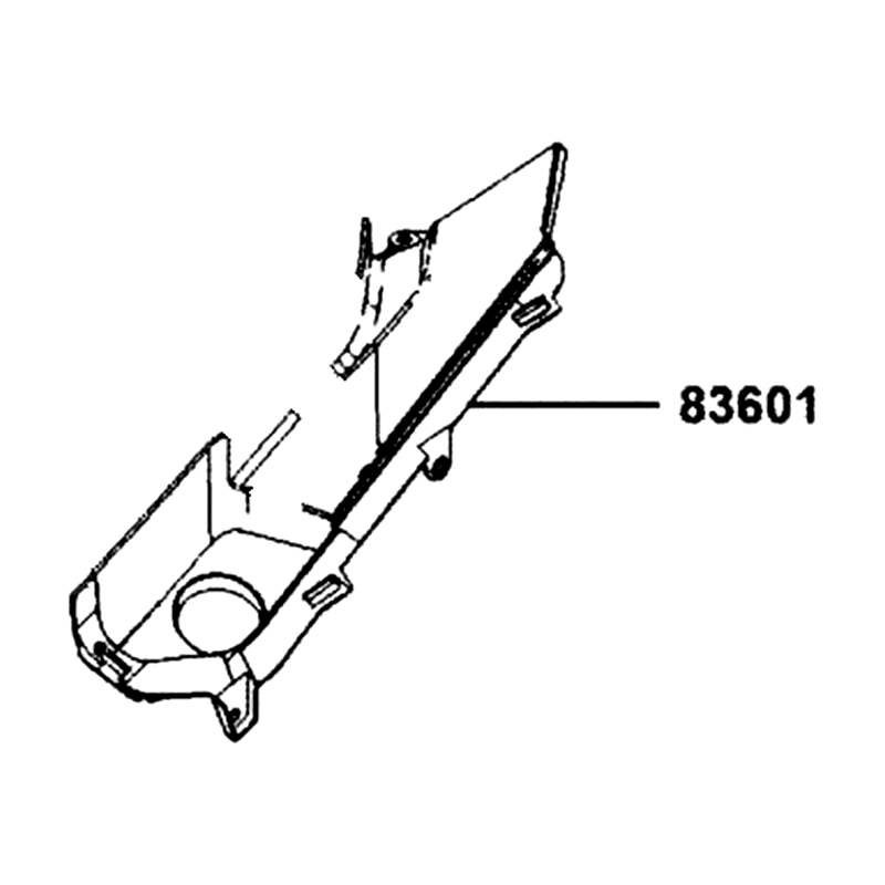 83601-BAA7-E00-N1R COVER B L BODY (Black) — diagram cutout