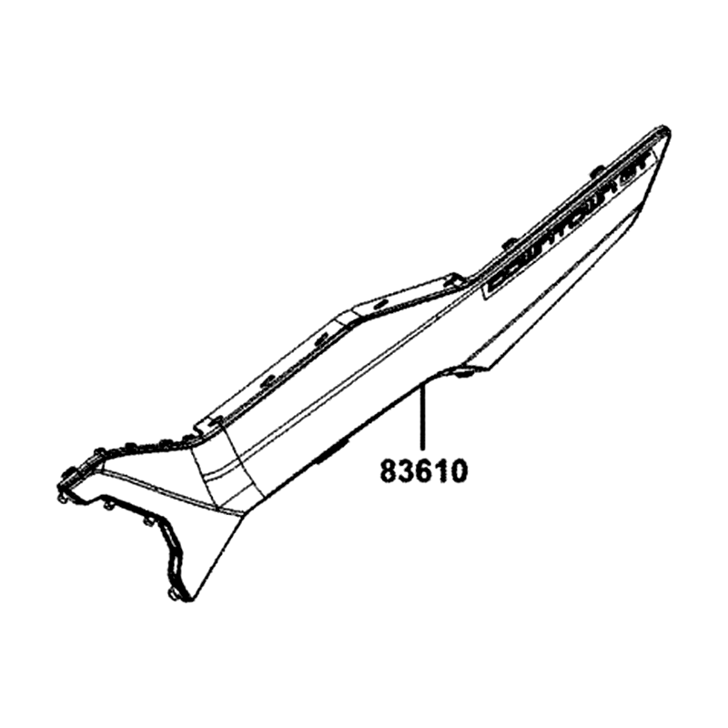 83610-BAA7-E00-N1P BOARD A L SIDE — diagram cutout
