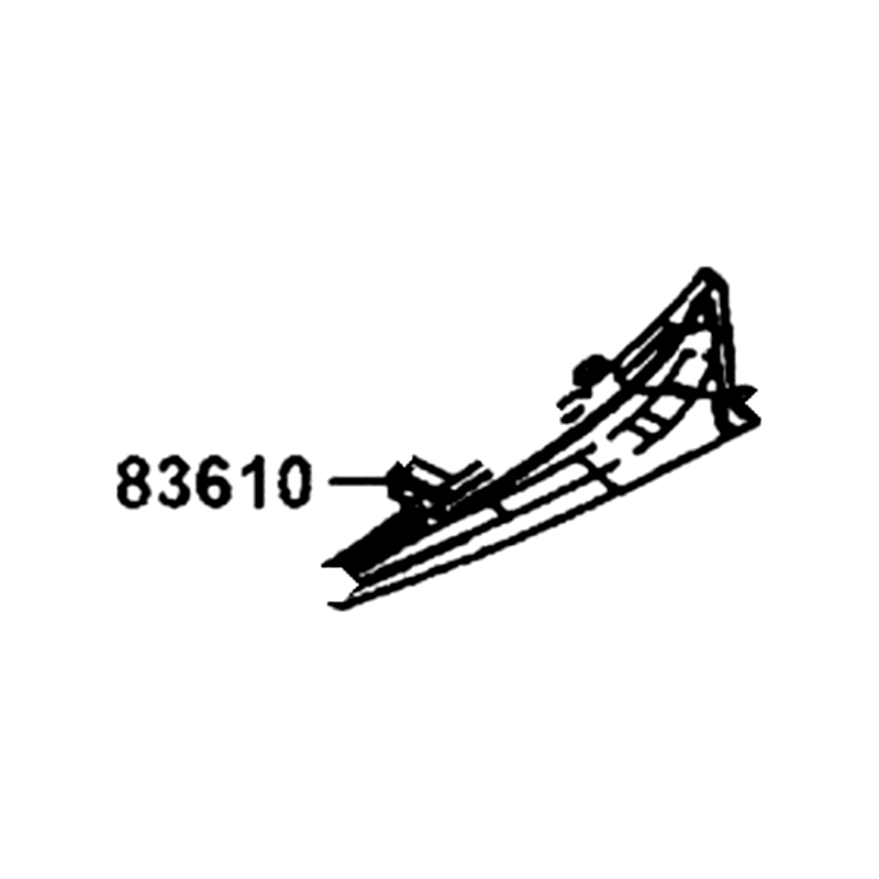 83610-LGC6-E00-CVP COVER L SIDE — diagram cutout