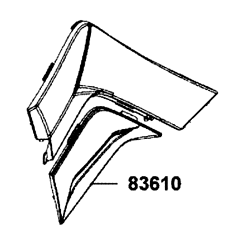 83610-LGN5-600-NHP COVER B L SIDE — diagram cutout