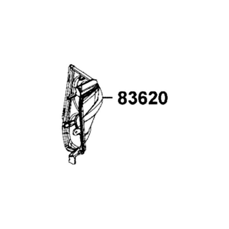 83620-AEE9-E00-N1R COVER LH TAIL LIGHT (Black) — diagram cutout