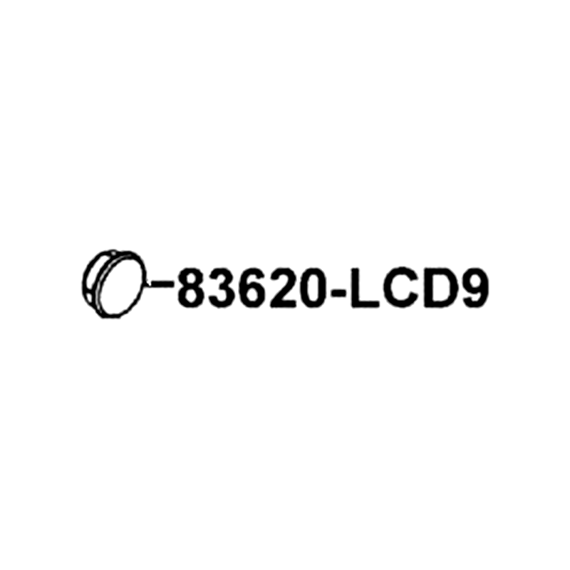 83620-LCD9-E00 CAP PIPE — diagram cutout