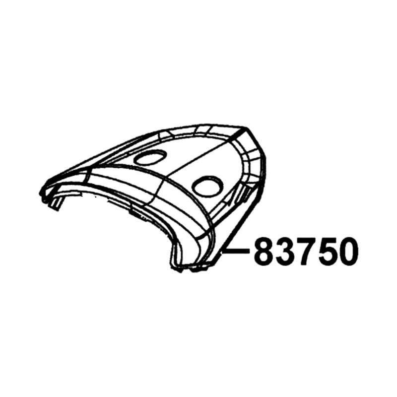 83750-ABD2-C00-86P COVER RR.CENTER — diagram cutout