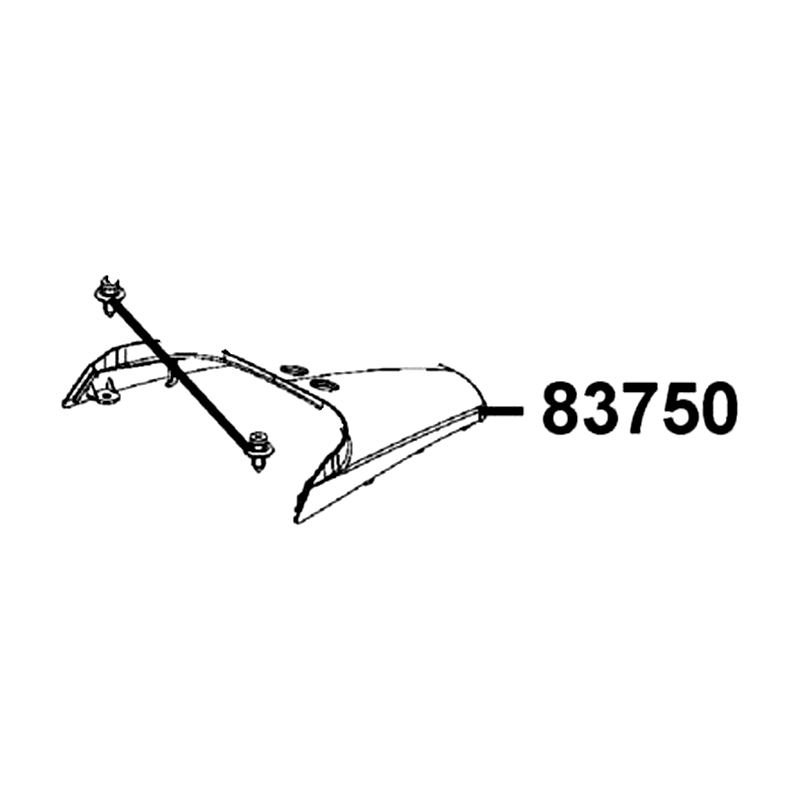 83750-ACC1-E10-N1R REAR CENTER COVER — diagram cutout