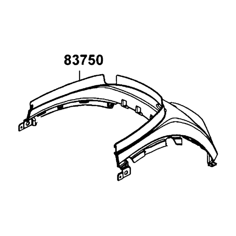83750-LEA2-900-J8P COVER CENTER RR — diagram cutout