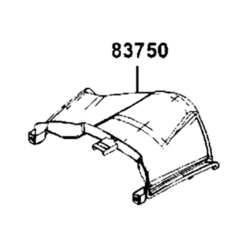 83750-LGC6-E00-KCP COVER B RR CENTER — diagram cutout