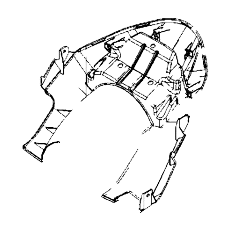 83751-LGC6-E00-N1R COVER B.RR CENTER (Black) — diagram cutout