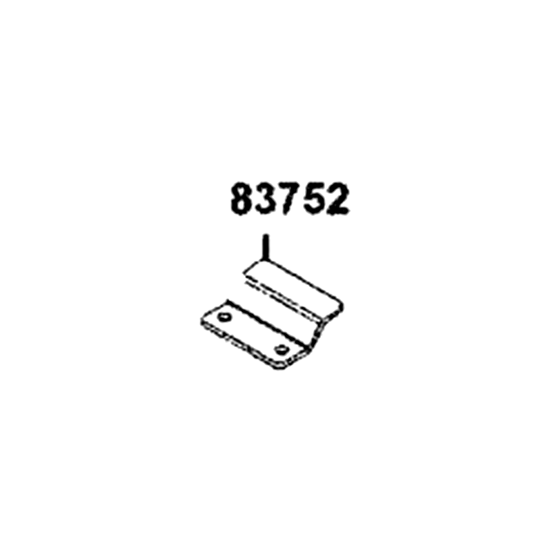 83752-AGJ5-E00 PLATE A, RR. CENTER — diagram cutout