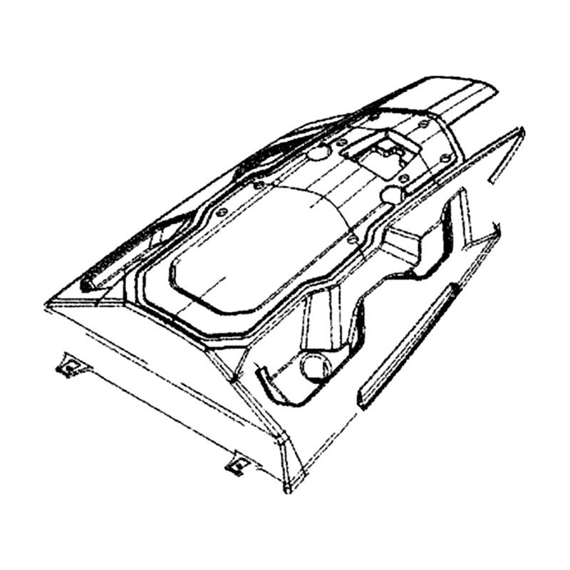 83754-AGJ5-E00 PLATE L, RR. CENTER — diagram cutout