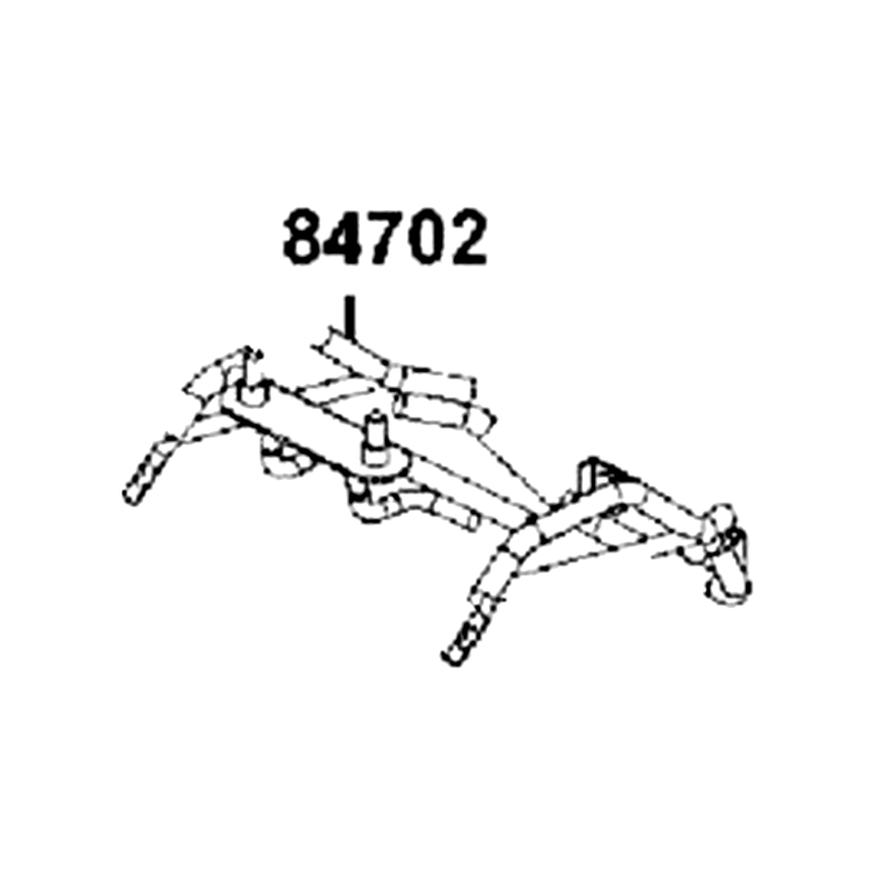 84702-ALH3-M30 STAY RR INNER RR FENDER — diagram cutout