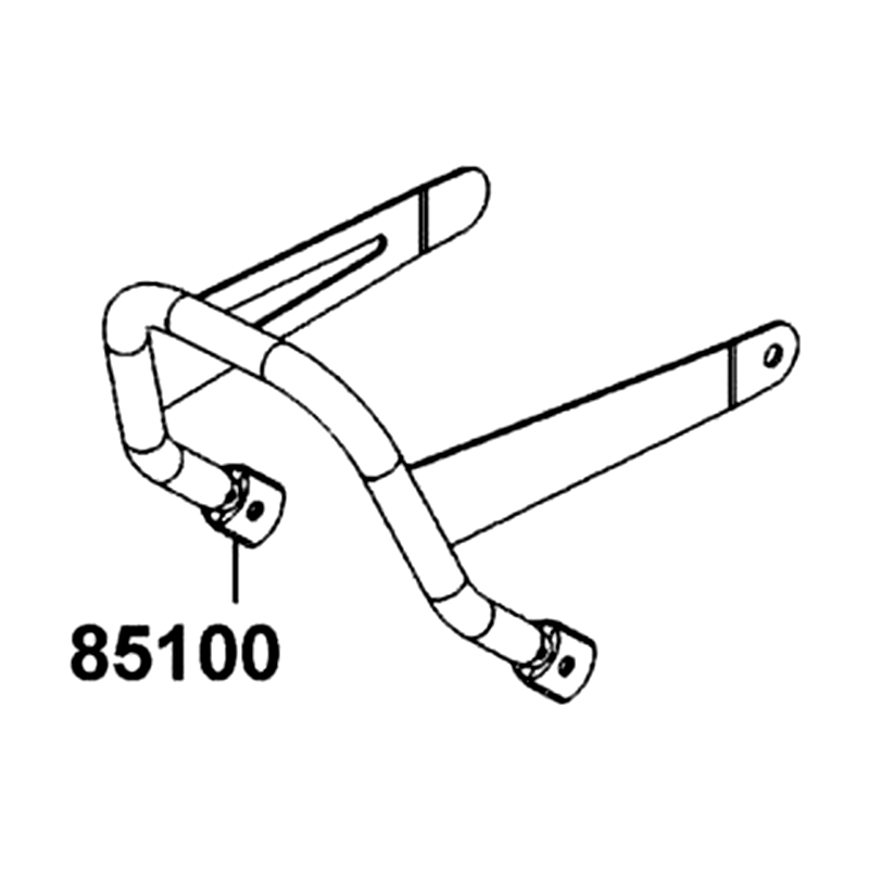 85100-ABC9-M00 PIPE COMP FR BUMPER — diagram cutout
