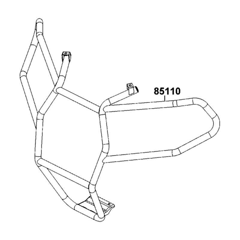 85110-AGA1-M00-U5S PIPE COMP ACCERY FRONT BUMPER — diagram cutout