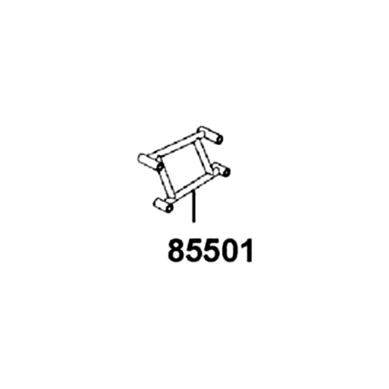 85501-AGA9-M07 R SUPPORT BAR BUMPER — diagram cutout