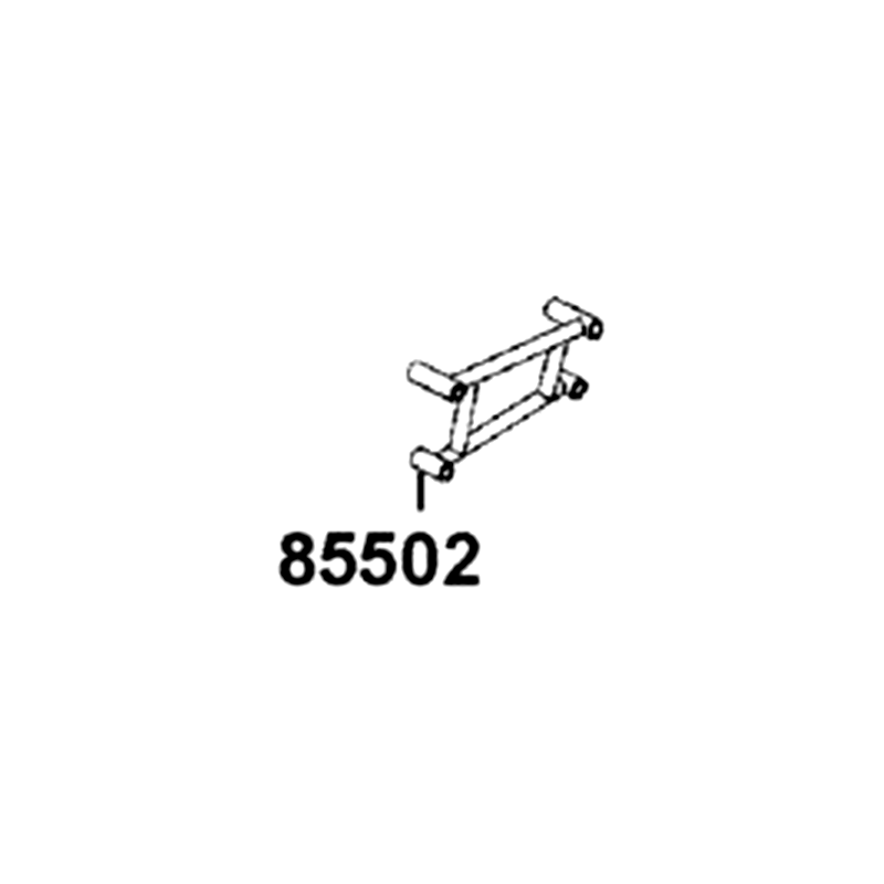 85502-AGA8-E00 L SUPPORT BAR BUMPER — diagram cutout