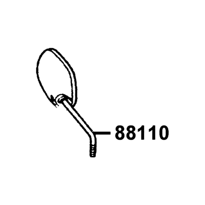 88110-ACA5-M30 MIRROR ASSY R BACK — diagram cutout