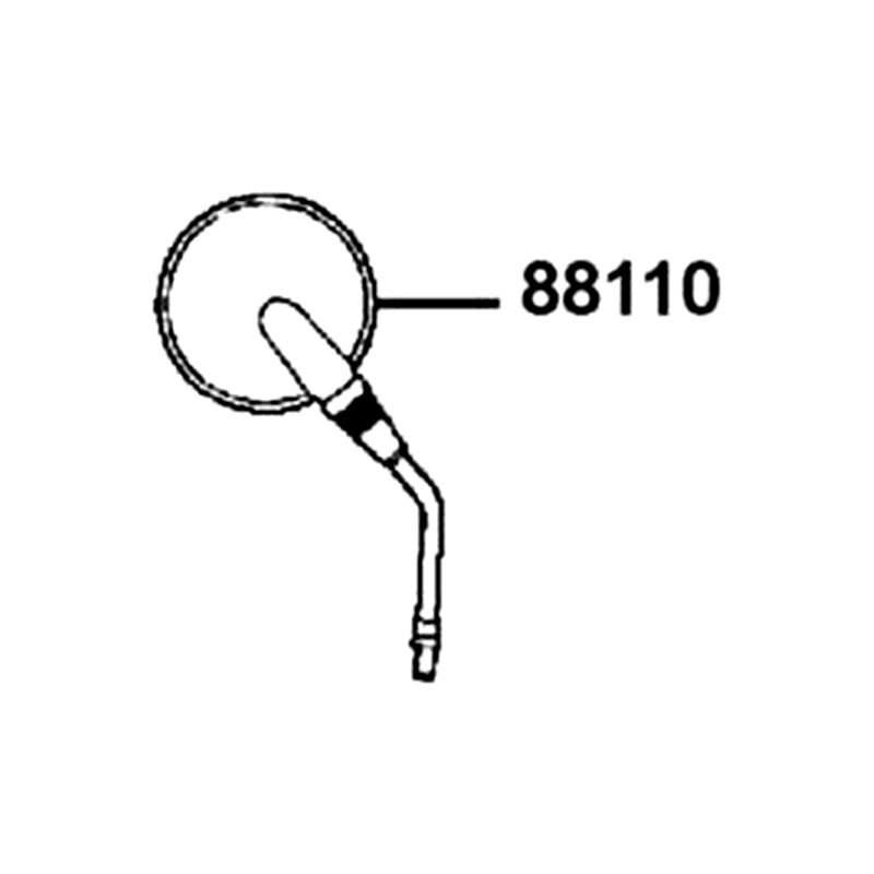 88110-LGF3-M30 MIRROR ASSY R BACK — diagram cutout