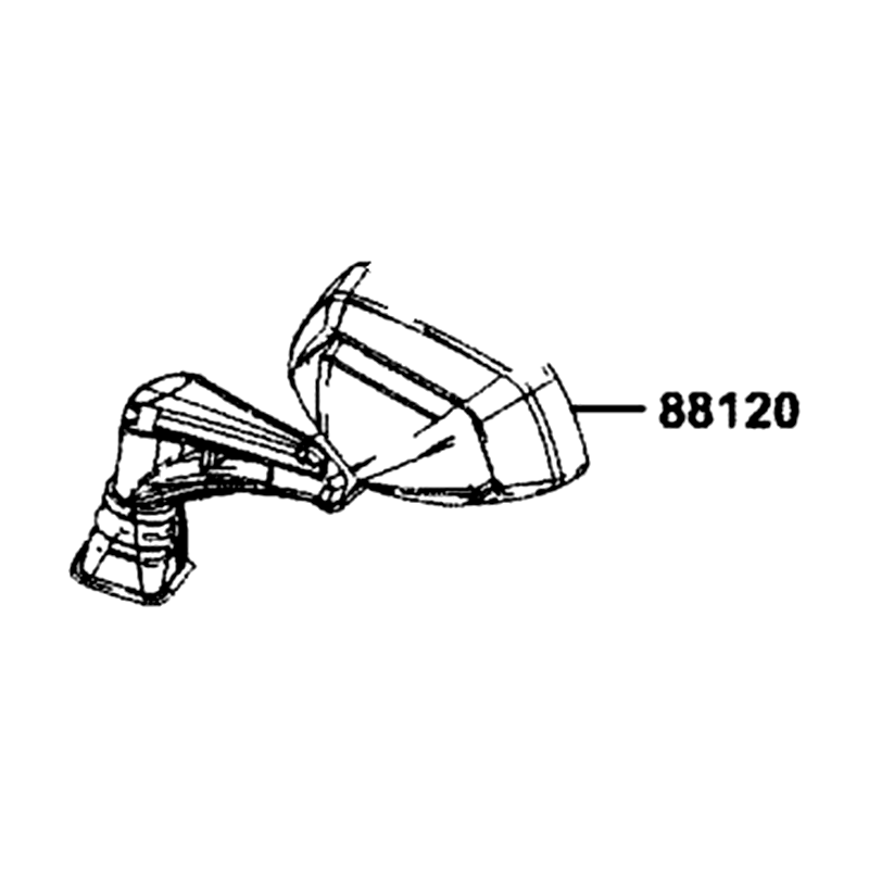 88120-BAA7-M30 MIRROR ASSY L BACK — diagram cutout