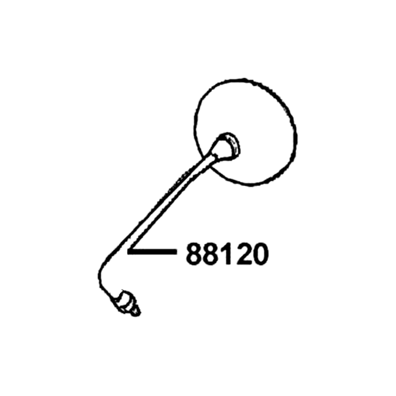88120-LBF3-810 MIRROR ASSY L BACK — diagram cutout