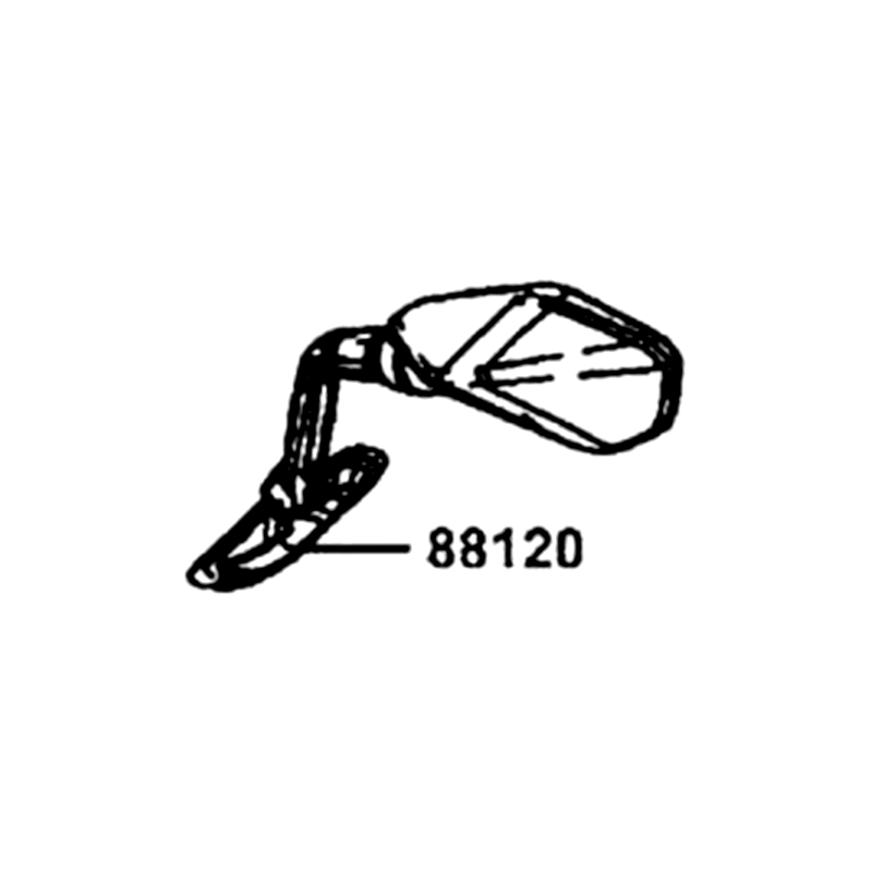88120-LGC6-M30 MIRROR ASSY L BACK — diagram cutout