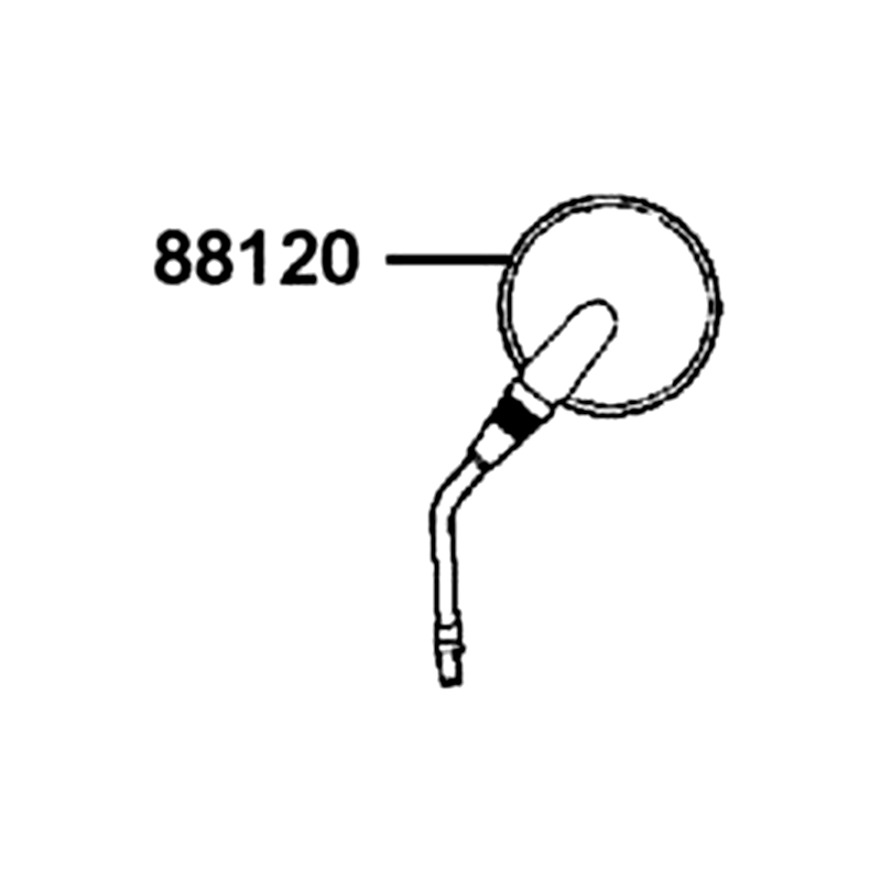 88120-LGF3-M30 MIRROR ASSY L BACK — diagram cutout