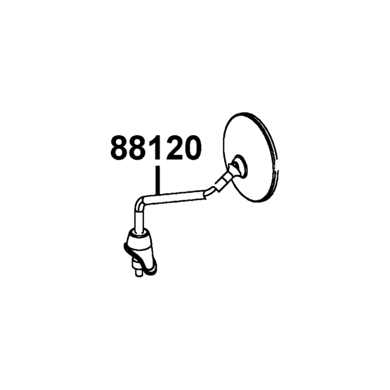 88120-LGR5-M30 MIRROR ASSY L BACK — diagram cutout