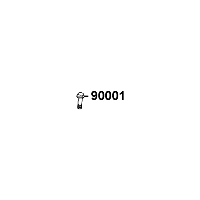 90001-GBHB-C05 BOLT FLANGE SHF 6*22 — diagram cutout