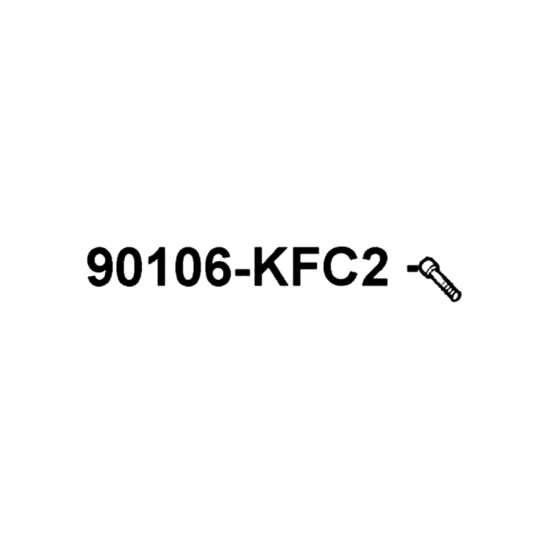 90106-KFC2-900 BOLT-WASH 8MM — diagram cutout