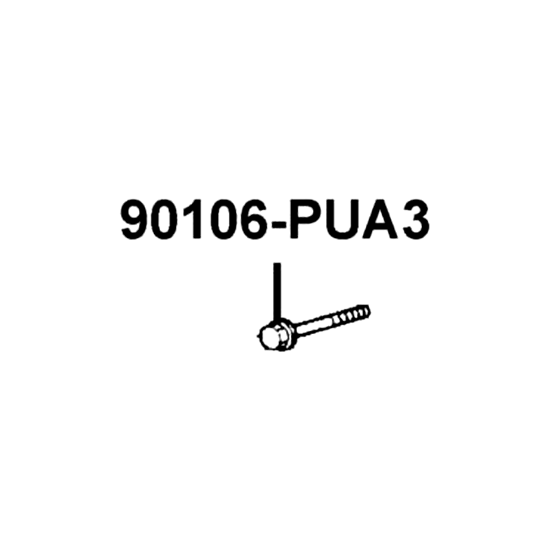 90106-PUA3-B50 BOLT FLANGE 10*50 — diagram cutout