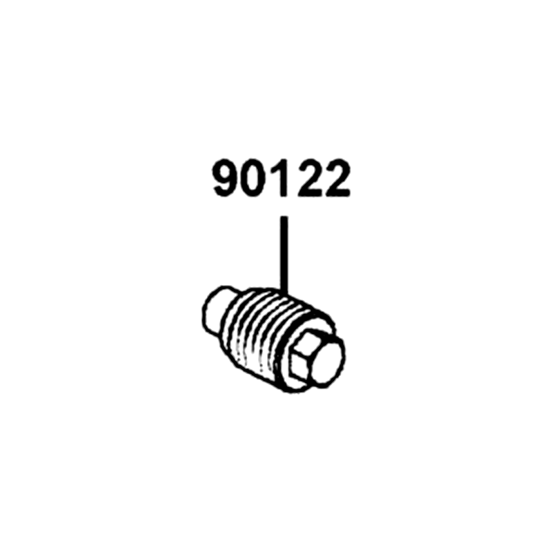 90122-LCD9-E00 FORK PIVOT BOLT LH — diagram cutout