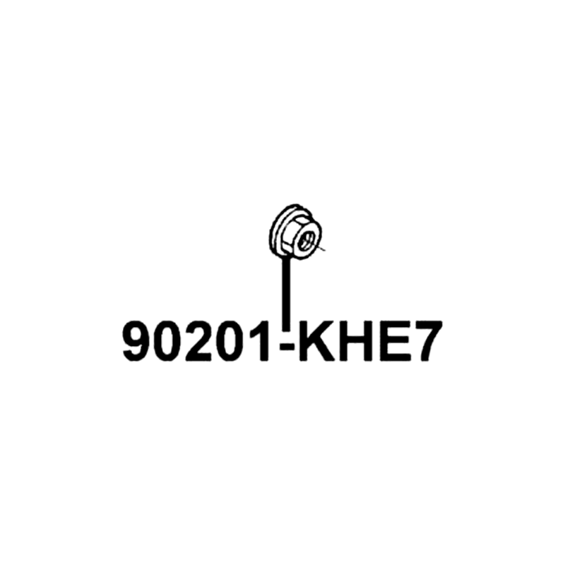 90201-KHE7-900 NUT C FLANGE M12 — diagram cutout
