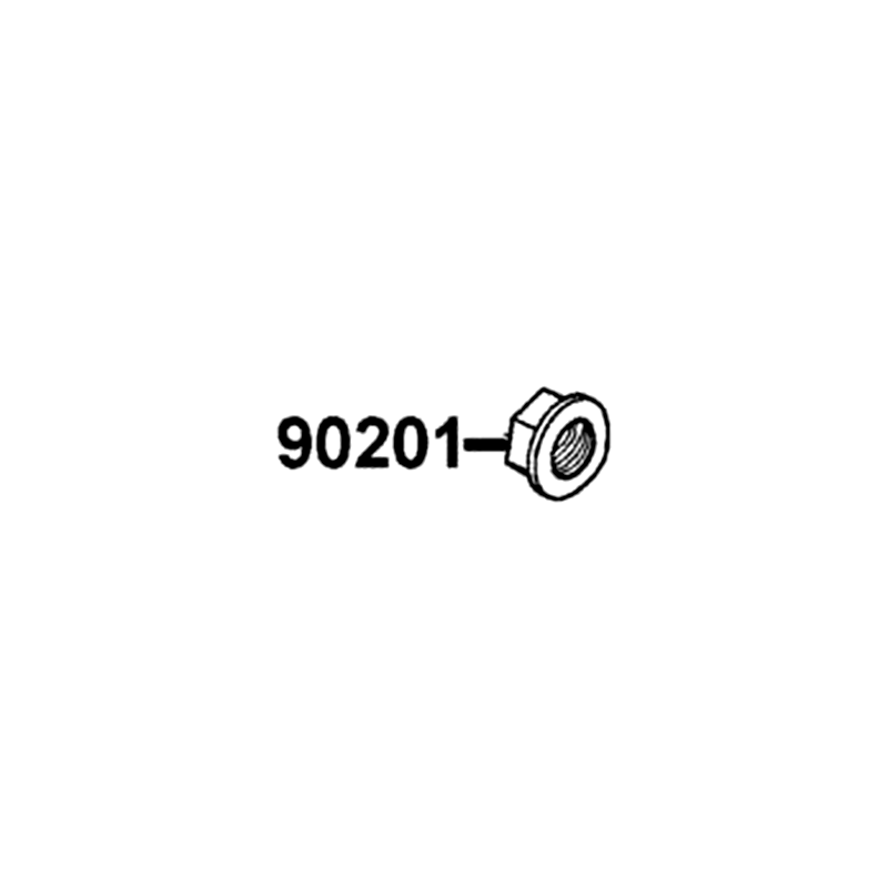 90201-LLB1-900 NUT FLANGE 14MM — diagram cutout