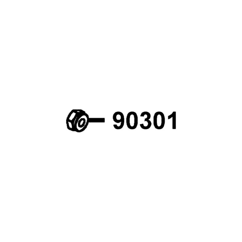 90301-6D34-671 NUT FLANGE 6MM — diagram cutout