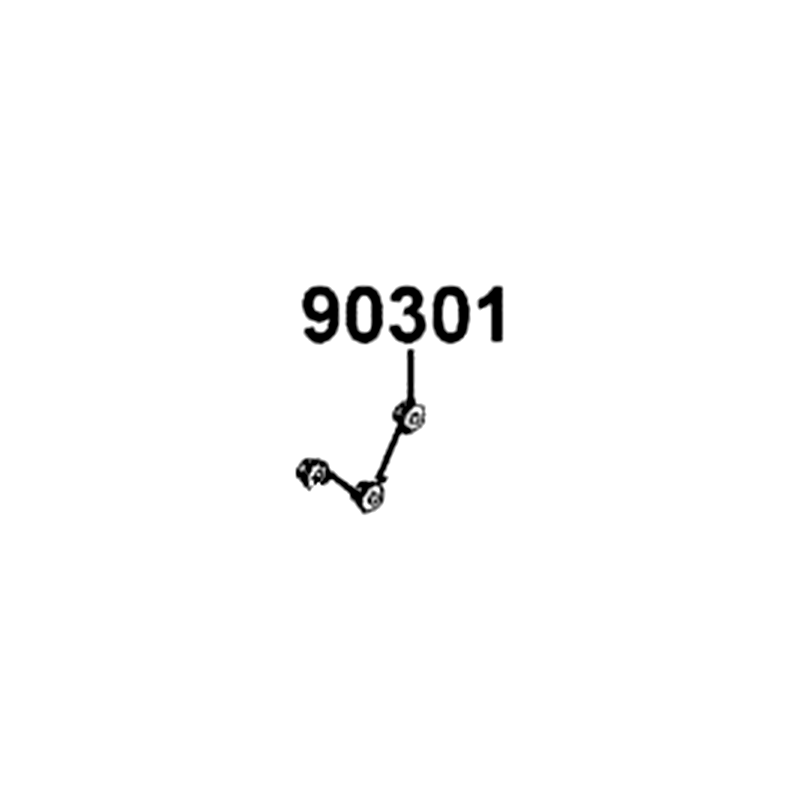 90301-LBA7-900 NUT WHEEL M10 — diagram cutout