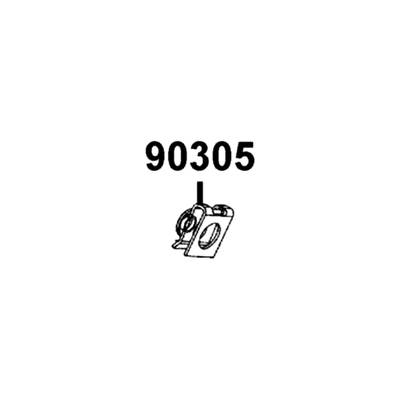 90305-GHK8-C00 NUT U 16MM(C) — diagram cutout