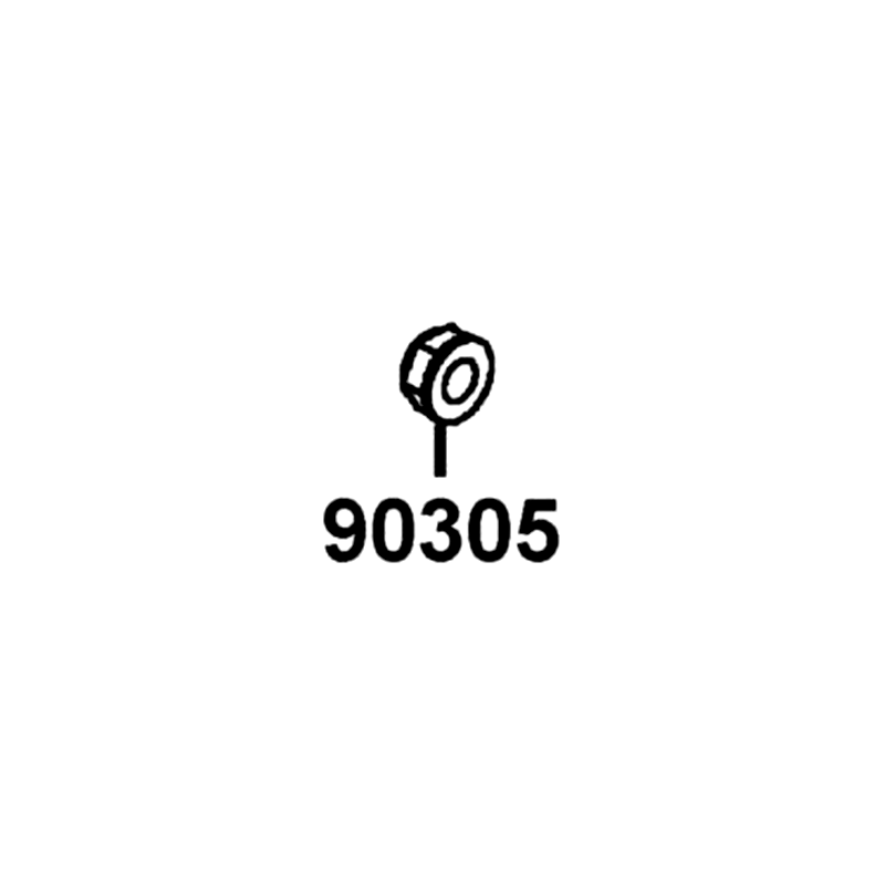 90305-KKAK-C00 NUT U FLANGE 16MM (CR) — diagram cutout