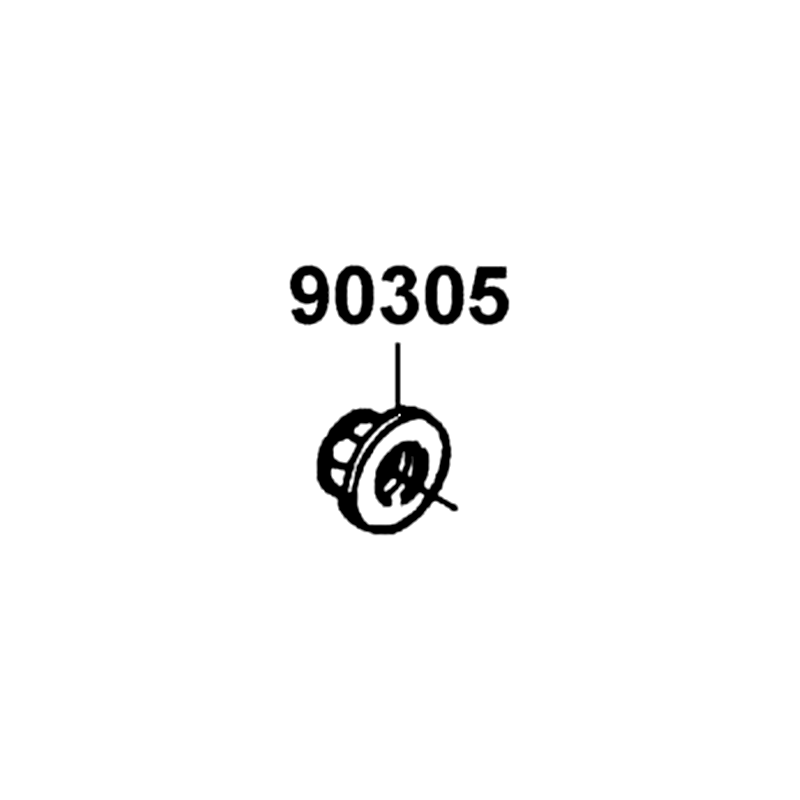 90305-KNBN-90A 0 — diagram cutout