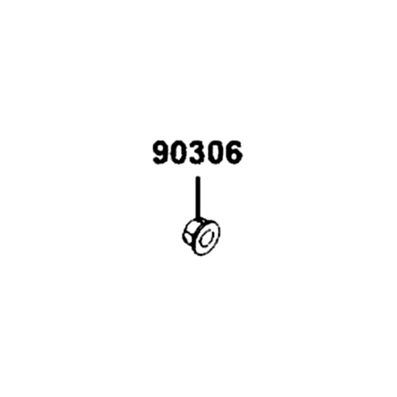 90306-LFE2-910 NUT FLANGE 12MM — diagram cutout