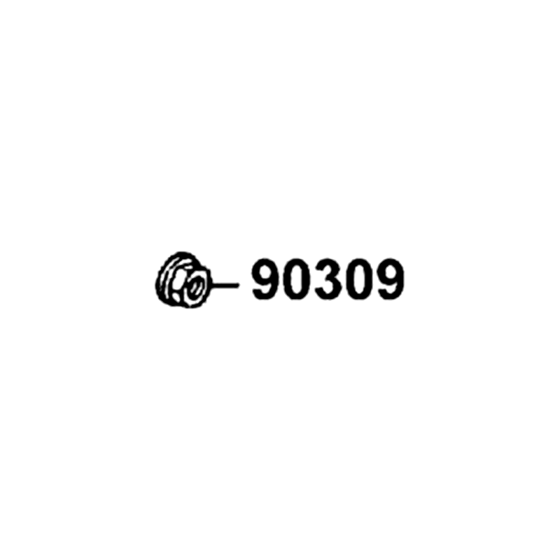 90309-KLF0-004 NUT FLANGE 8MM — diagram cutout